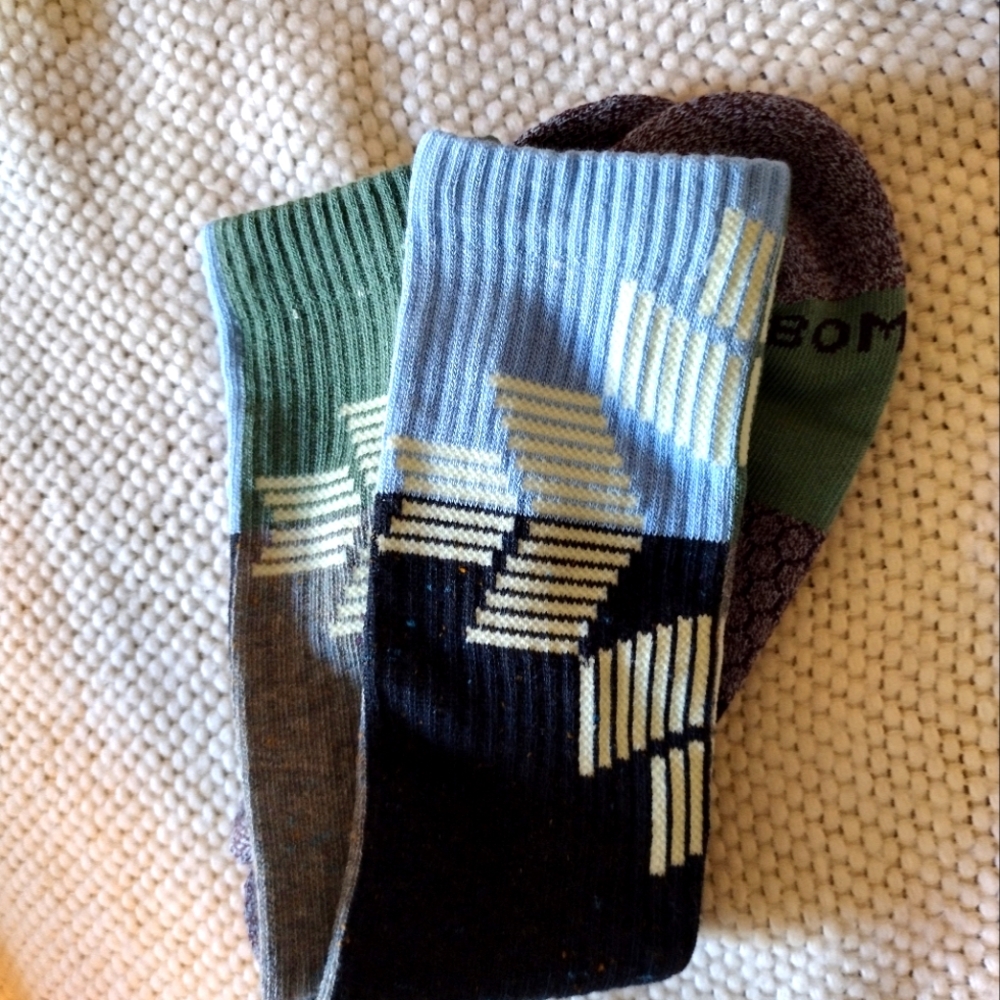 BOMBAS Men's Large 4 Pack Gift Set Socks NEW! - Picture 5 of 8